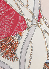 Chain Print Square Scarf Sai Feel